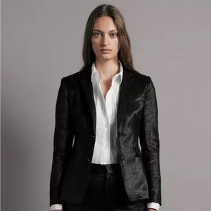 PRICES TO SELL Rag & Bone Black Razor Velvet Blazer